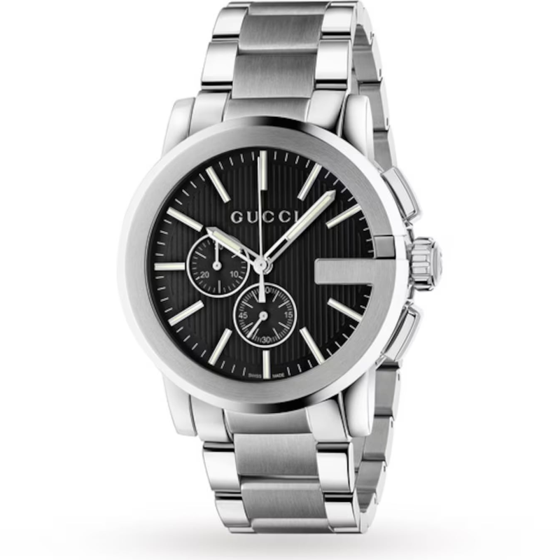 Gucci YA101204 G-Chrono XL | Сребрист часовник за мъже